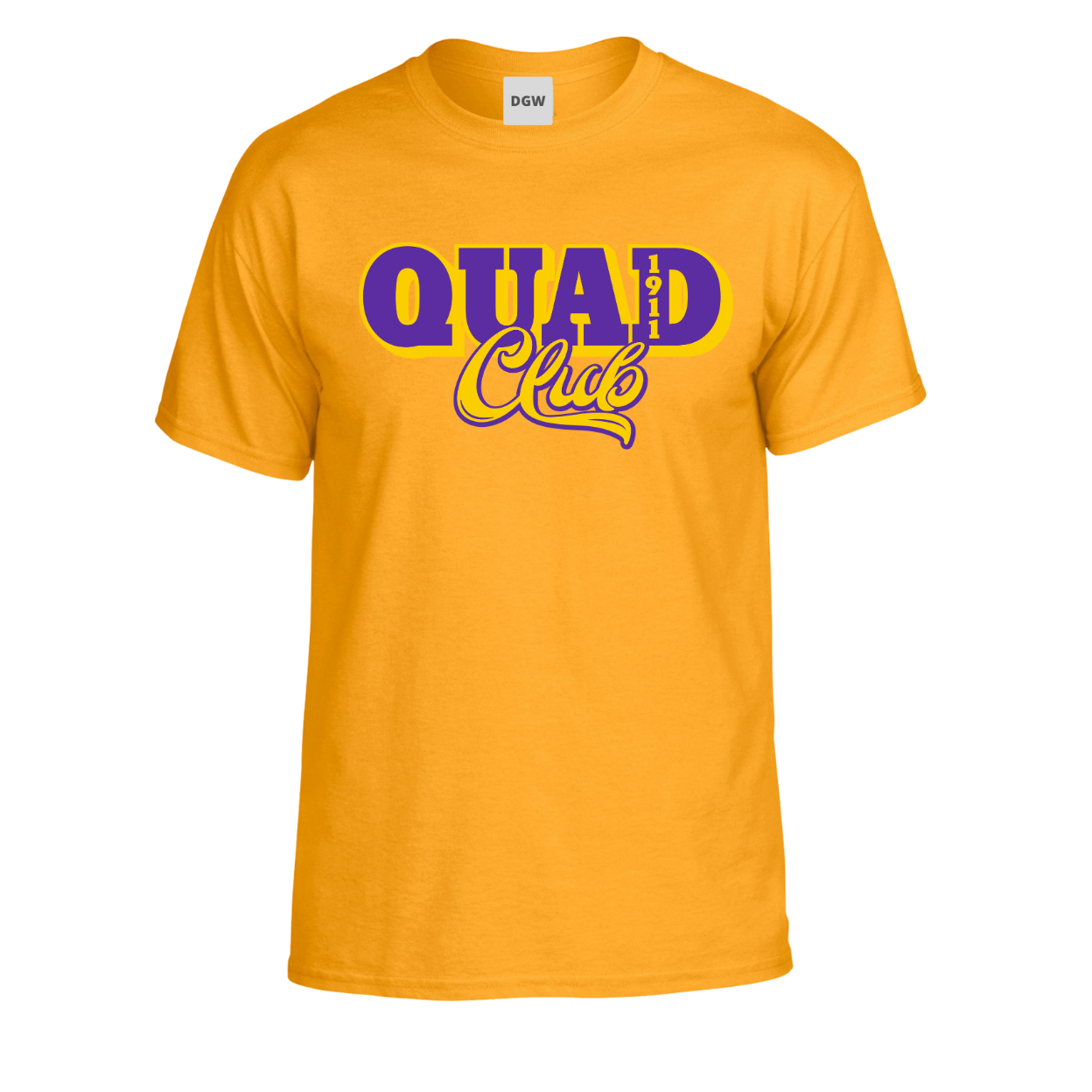 Omega Quad Club Shirt - Divine Greekwear