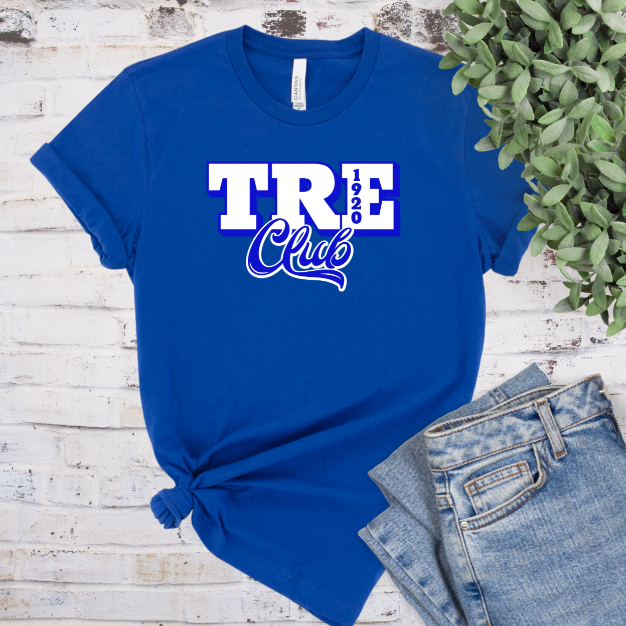 Zeta Tr3 Club T-Shirt - Divine Greekwear