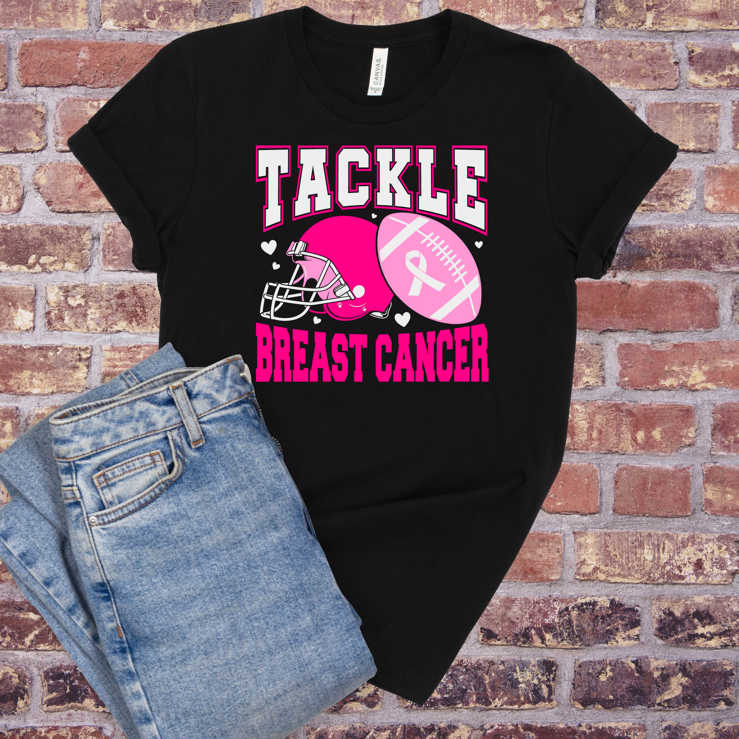 Tackle Breast Cancer T-Shirt