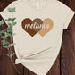 Women’s Melanin Heart T-Shirt