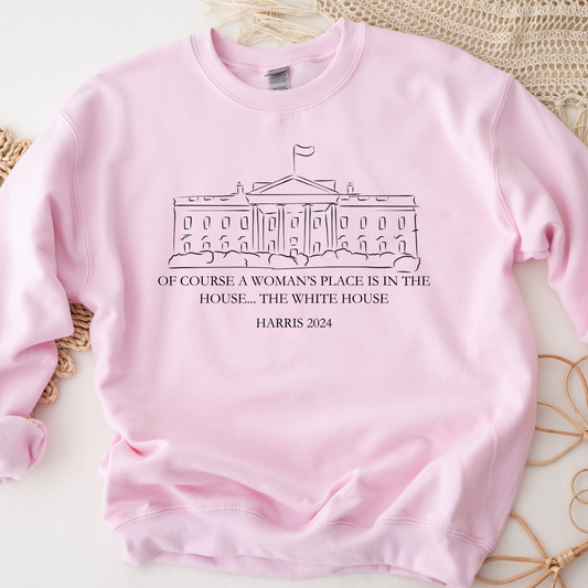 A Woman’s Place Crewneck (Pink)