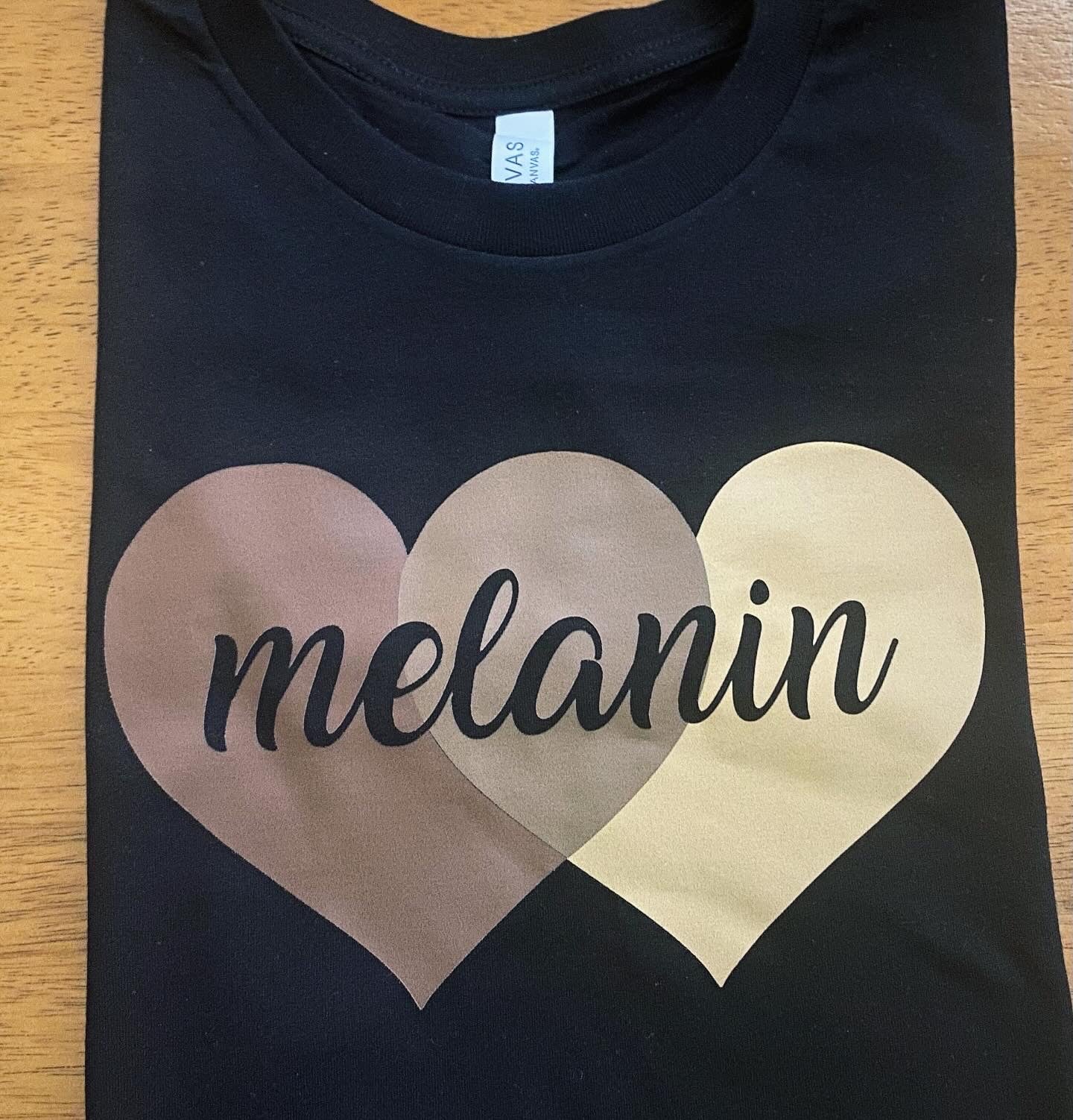 Women’s Melanin Heart T-Shirt