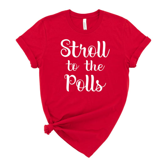 Stroll to the Polls (Red)