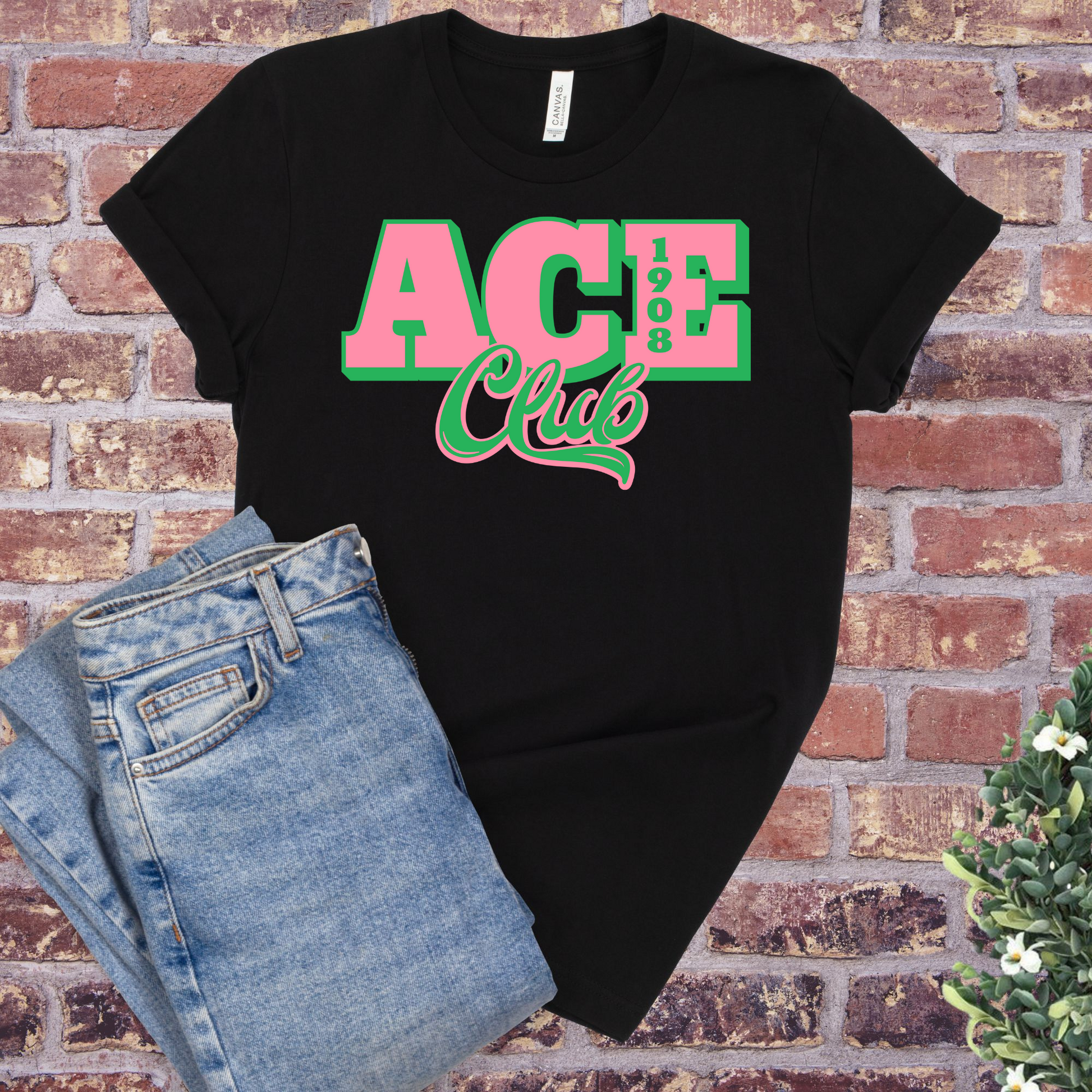 Pretty Girls Ace Club T-Shirt - Divine Greekwear