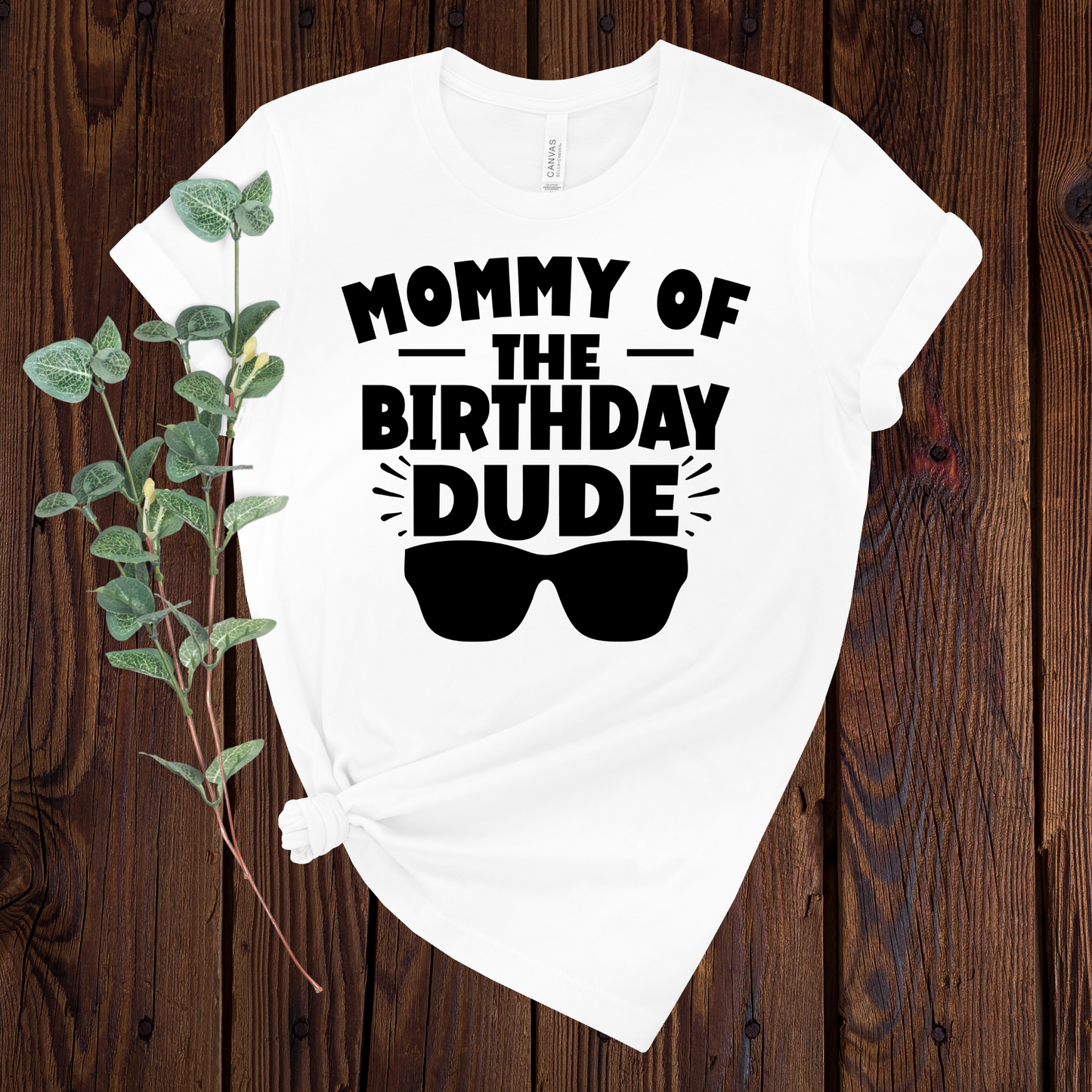 Mommy of the Birthday Dude T-Shirt