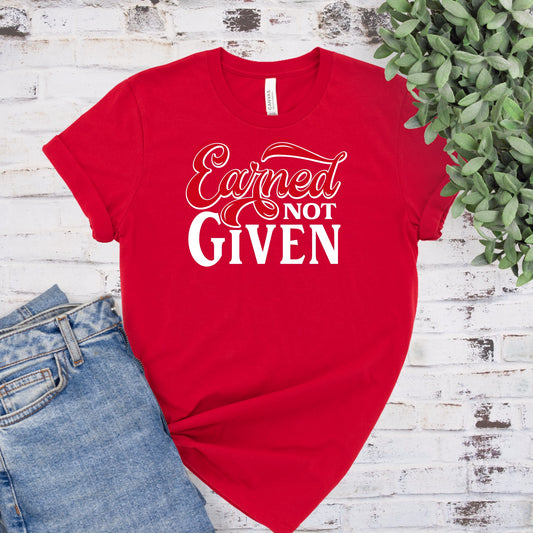 Devastating Diva “Earned Not Given” T-Shirt - Divine Greekwear