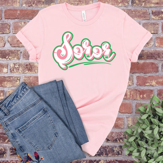 Pretty Girl Soror T-Shirt - Divine Greekwear