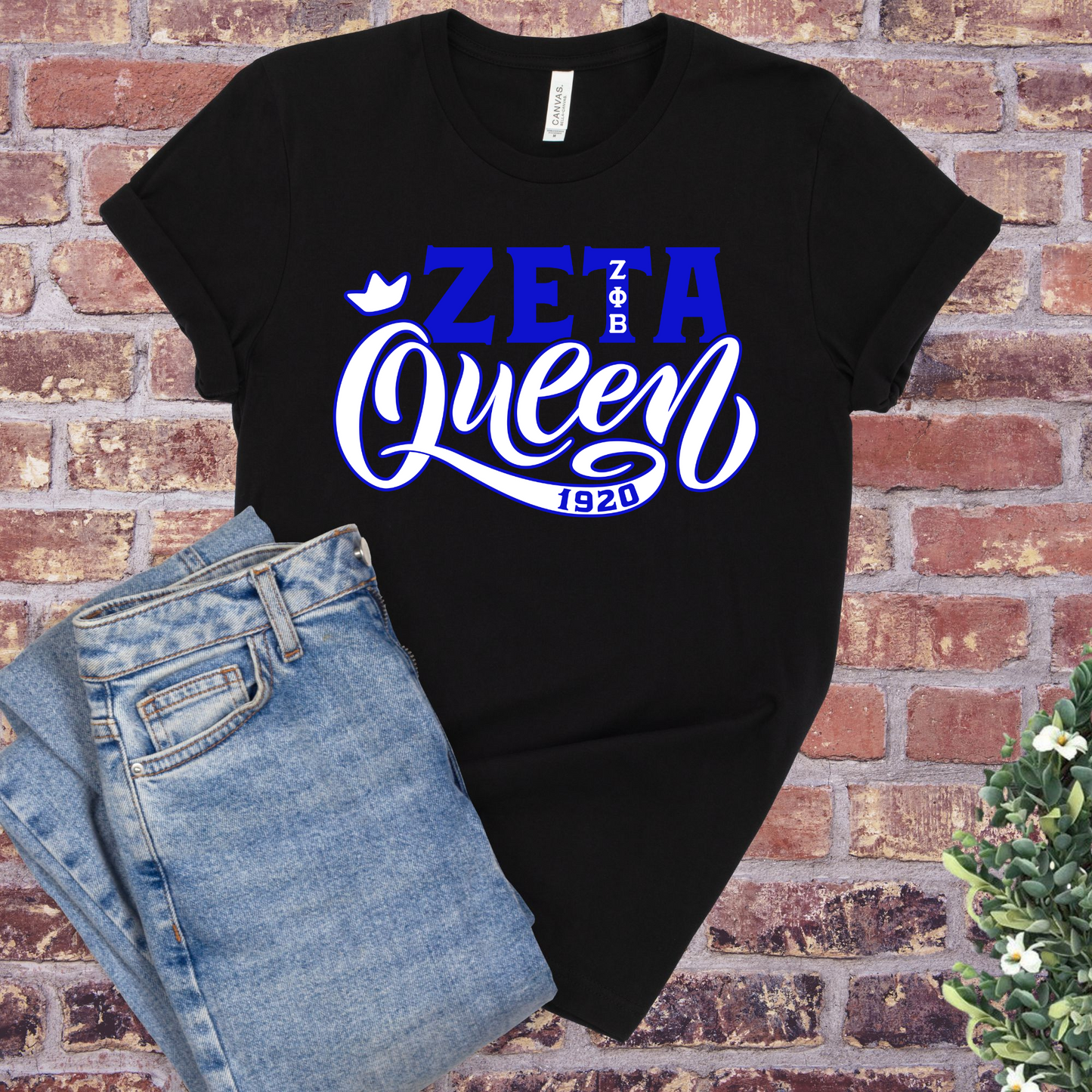 Zeta Queen T-Shirt - Divine Greekwear