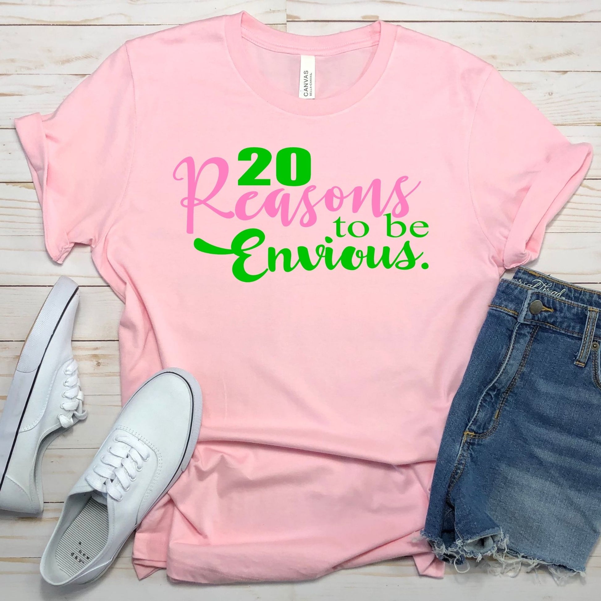 20 Reasons T-Shirt - Divine Greekwear