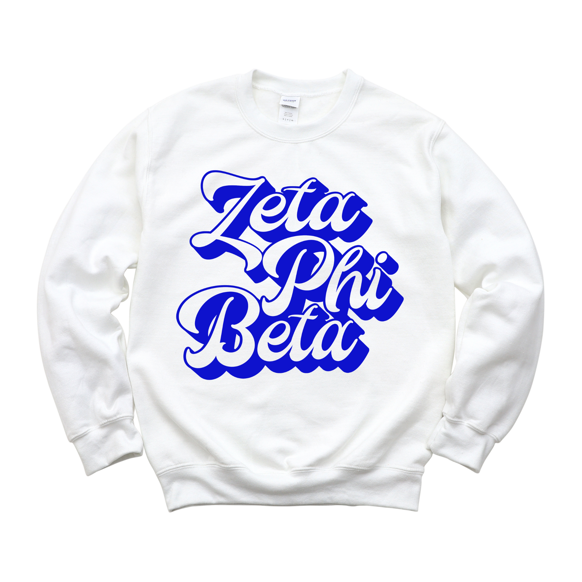 Zeta Phi Beta Retro Style Crewneck - Divine Greekwear